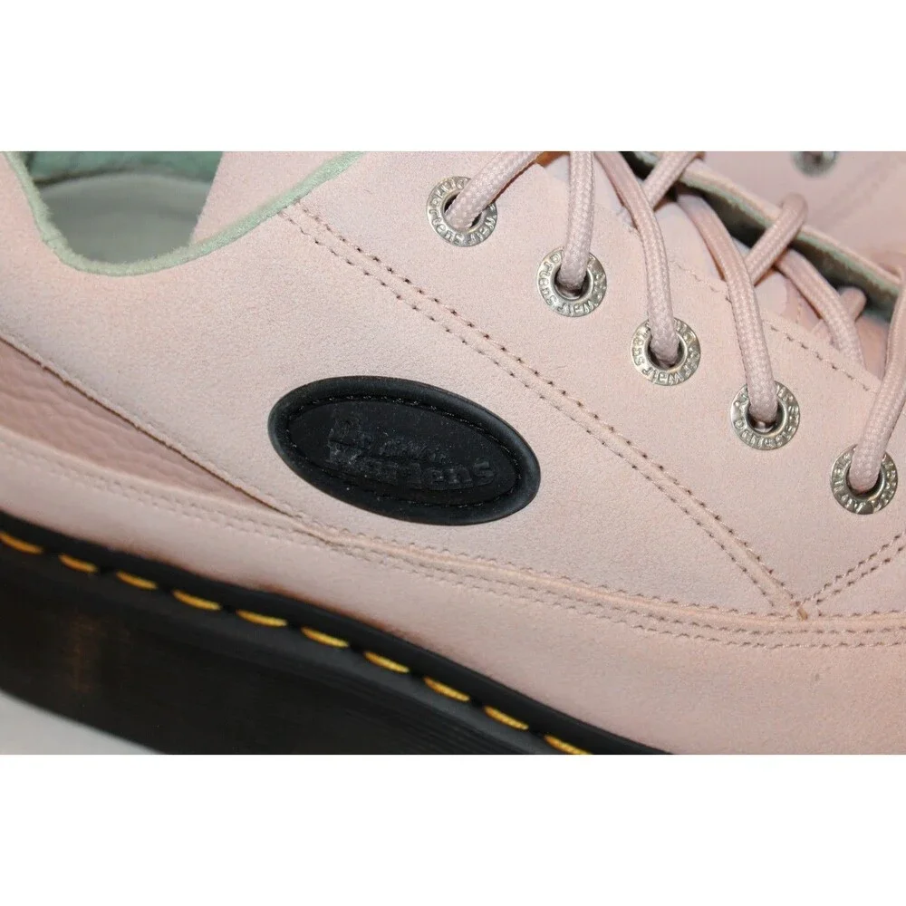 Dr. Martens Women's Buzz 5I Leather Platform Sneakers Powder Pink NEW‎ UK 7 US